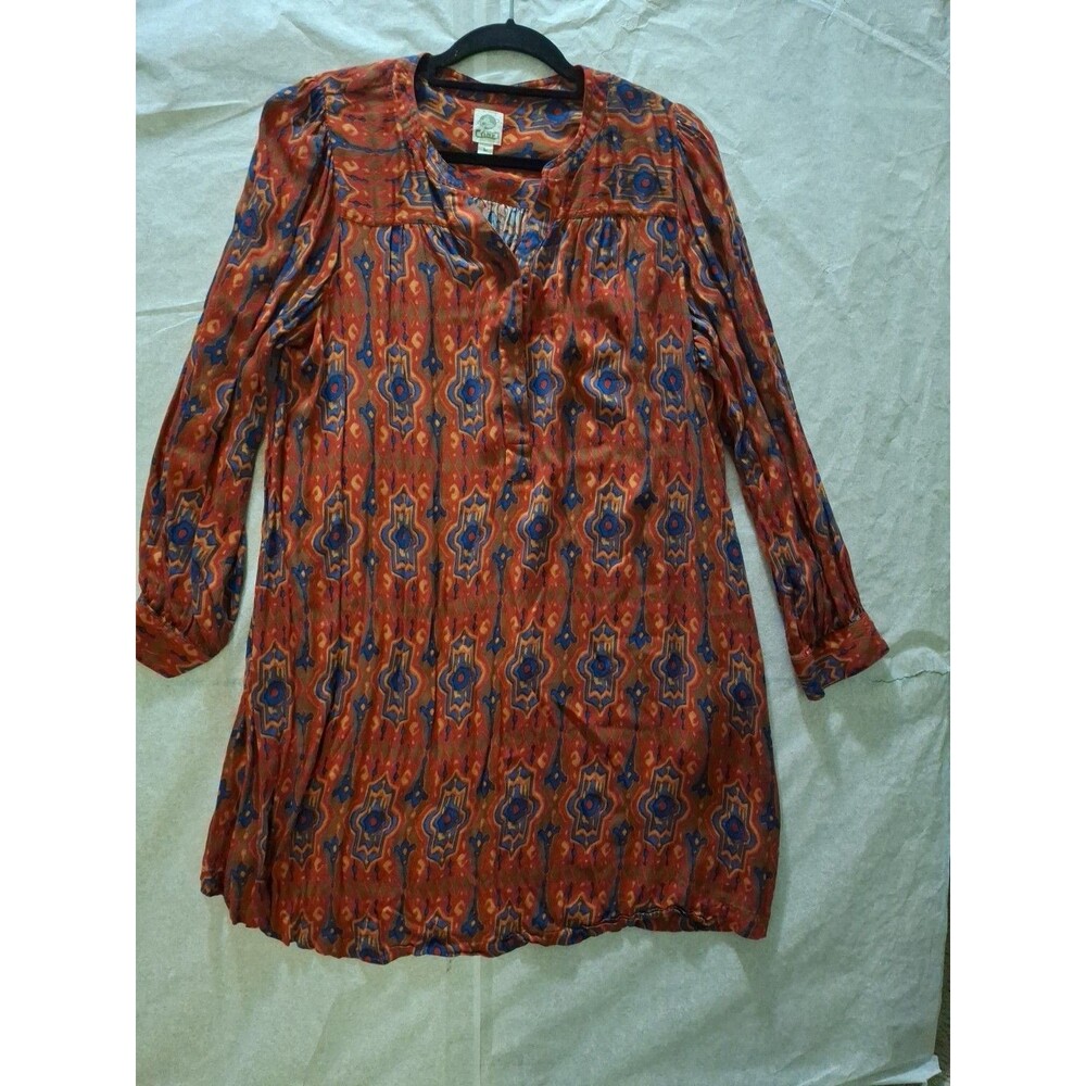 ANTROPOLIGIE TINY Long Sleeve Bohemian Style Women's Tunic Dress Size L